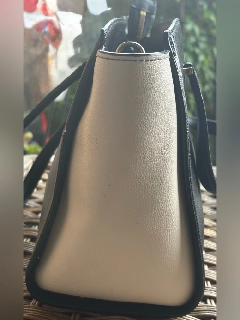 Kate Spade Patterson Drive Small Geraldine Satchel - Black & Cement Two-Tone